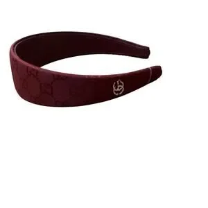 Gucci | Accessories | Gucci Womens Gg Burgundy Hair Band Nwt  display picture 1